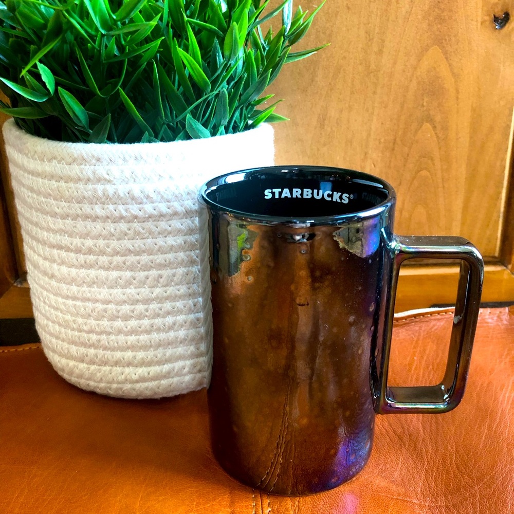 ✨LAST ONE✨ NEW Starbucks Iridescent Metallic Textured Tall (12oz) Mug